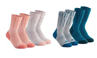 羊毛保暖袜子男女儿童袜冬季加厚中筒袜户外滑雪健身徒步运动袜