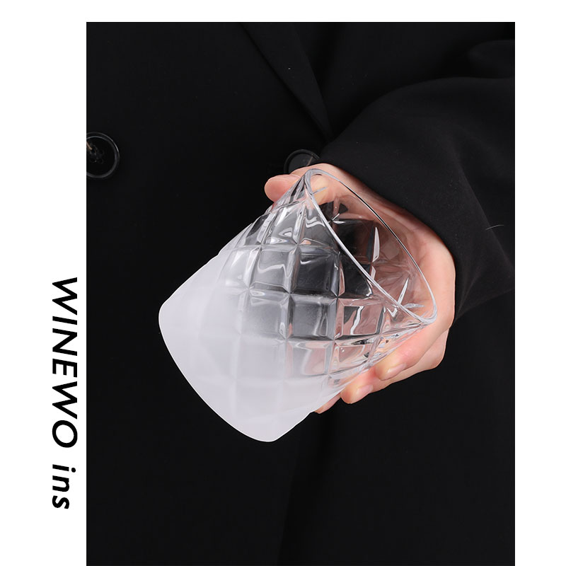 中古杯云雾玻璃酒杯威士忌杯子