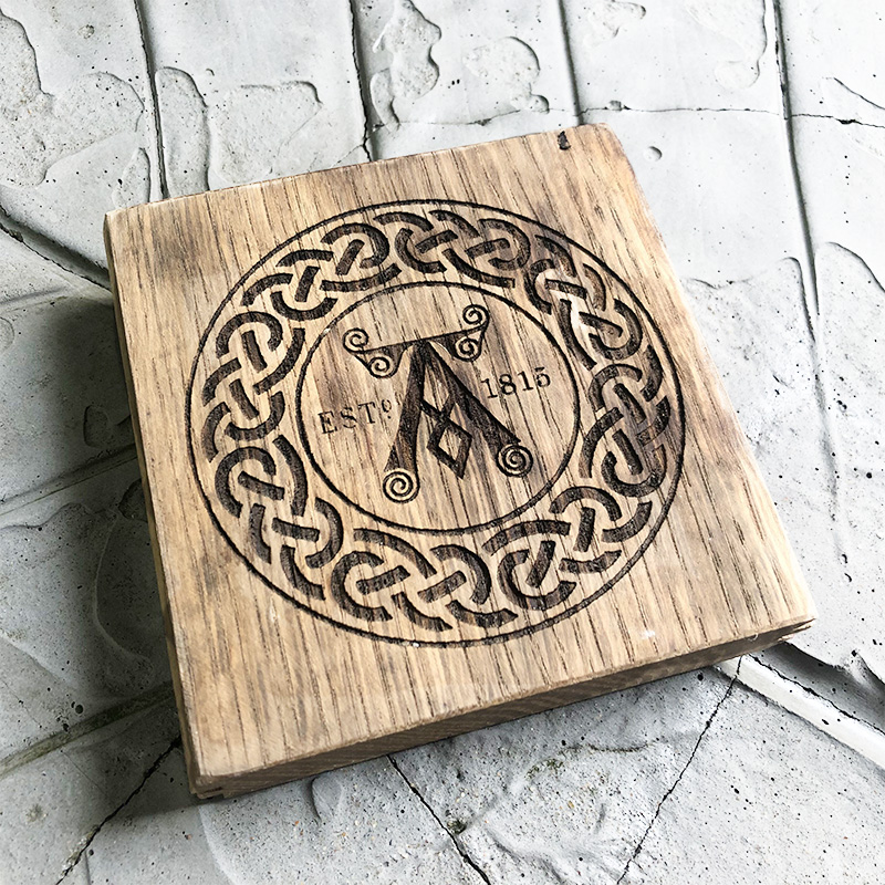 限定橡木桶杯垫阿贝ardbegins风