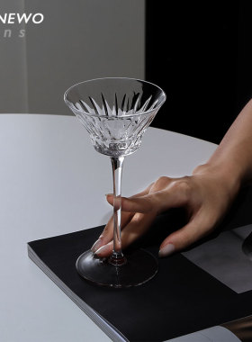 谁不曾年少 廊桥遗梦/中古水晶玻璃高脚杯子梦露杯美式香槟杯酒杯