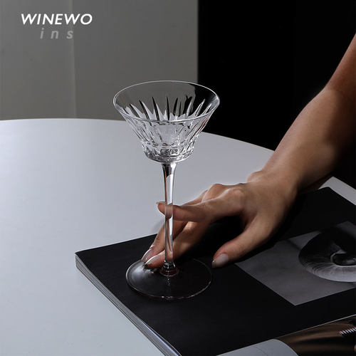 廊桥遗梦香槟杯中古美式酒杯