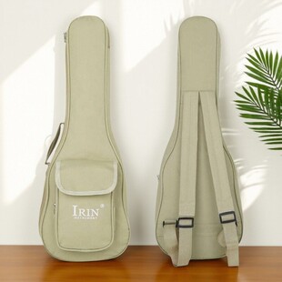 RIN24寸尤克里里包便携式高颜值米色加棉小吉他琴包加厚双肩背包
