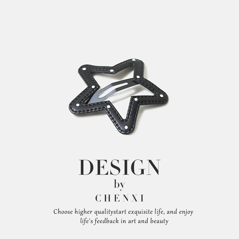 原创设计发卡其他日韩皮质发饰