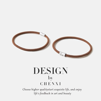 Korean high-elasticity simple metal retro basic hair tie for boyfriend small rubber band women's hair tie high ponytail hair accessory thumbnail 6