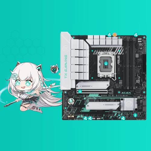 华硕TX GAMING B760M-PLUS WIFI(天选D4) D5主板DDR4 12700KF散片