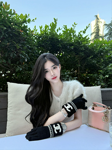 针织开衫 娇贵羊驼毛 短袖 外套 珍珠扣泡泡袖 LOCK