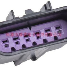 Delphi德尔福GT 150电缆安装连接器6路黑色公15397579