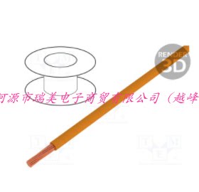 BQ CABLE汽车设备电线缆0.35mm2芯截面长100米橙色FLRYW-B0.35-OR