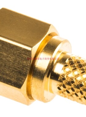 TE泰科SMA同轴连接器电缆安装公头50Ω阻抗压接端接1-1478915-0