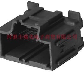 Molex莫仕STAC64汽车连接器2行12路通孔黑色公管座34690-0120