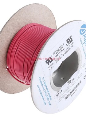 Alpha阿尔法UL11028电线EcoWire单芯20AWG红色长30米6714 RD005