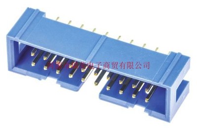 TE泰科PCB针座AMP-LATCH连接器外壳2.54MM节距2排20路2-1761603-7