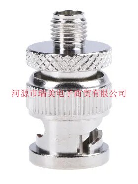 Telegartner连接器射频适配器BNC到SMA插头50Ω阻抗J01008A0017