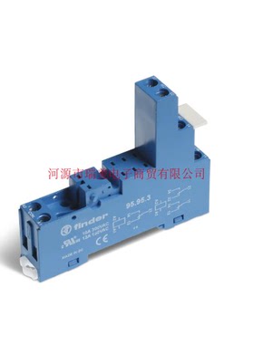 Finder芬德DIN轨道继电器插座95.95.3现货2PCS