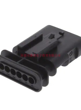 TE泰科电子MCON 1.2汽车连接器4MM节距1排6路插头1-2141324-1