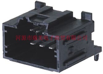 Molex莫仕STAC64汽车连接器2行10路通孔灰色公34696-0101