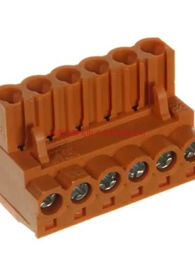 BLZP 5.08HC/06/180 SN OR BX插头1943620000电子元件Weidmüller