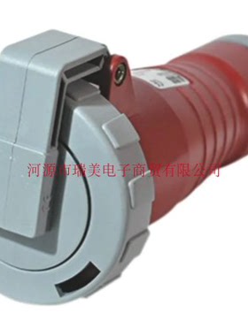 ABB连接器3P+E工业电源16A插座2CMA166554R1000-316C6W