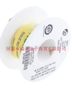 Alpha阿尔法Premium电线30awg黄色UL1213线型30M长5851 YL005