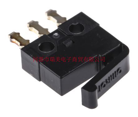 Omron微动开关D2MQ-1L单刀双掷常开常闭杠杆500mA30V直流