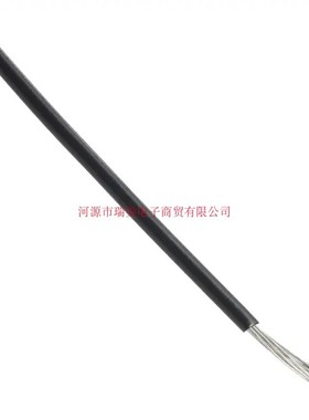Alpha阿尔法24AWG电线UL11028黑色600V长30.5米6712 BK005