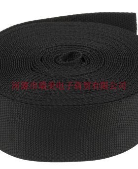 TE泰科30MM织物PE/PET热缩管10米2:1黑色HFT5000-30/15.0