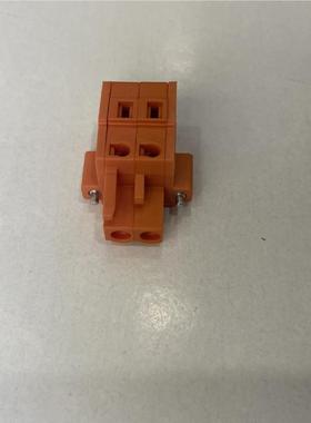 WAGO万可MCSMIDI橙色1排2路5.08MM插头231-302/107-000