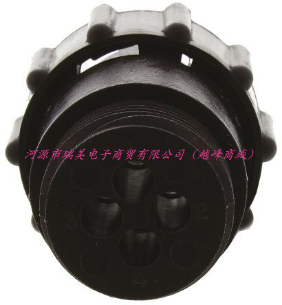 te泰科电子cpc series 1连接器4路公插芯插头11外壳尺寸206429-1