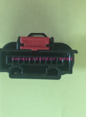 Molex汽车连接器Mini50 Sealed电缆安装10路黑色母外壳34967-1001