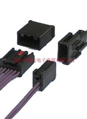 JST汽车连接器AIT-II压接端接6路黑色公外壳AIT2WSB-06-1AK