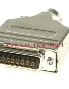 MH连接器套件15路D-Sub插头含电缆夹触点插件护罩MHDM15-DM15P-K