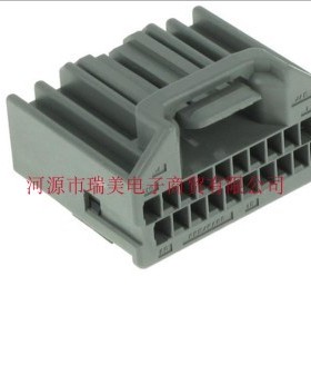 JAE汽车连接器电缆安装2行20路灰色母插座外壳MX34020SF1