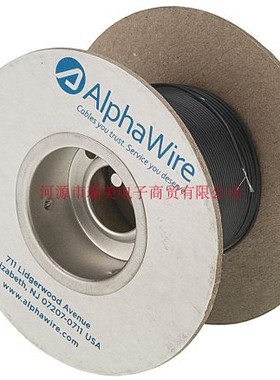 Alpha阿尔法EcoWire电线30m长UL11028黑色28AWG单芯6710 BK005