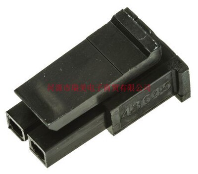 Molex汽车连接器3MM节距1行2路电缆安装Micro-Fit外壳43645-0200