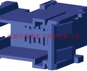 TE泰科Timer汽车连接器蓝色3行6路公3-965641-1