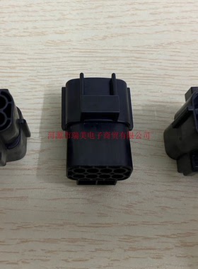 TE泰科电子Econoseal J Mk II+汽车连接器母座2行8路黑色174984-2