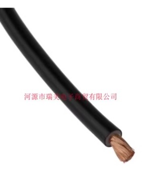 Staubli史陶比尔1mm²黑色750V器材电线17AWG绝缘25米175-7478
