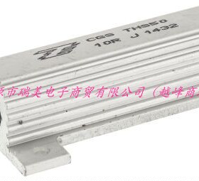 TE底座安装绕线电阻10Ω阻值50W功率±5%容差THS5010RJ