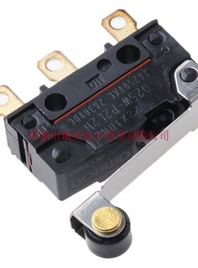 Omron欧姆龙常开常闭滚轮杠杆微动开关2A@250V交流D2SW-P2L2H