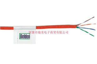 Belden百通超五类网线U 0021000 UTP屏蔽红色305米股绞电线1752A