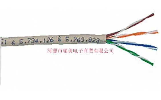 Belden百通超五类网线U/UTP屏蔽灰色304米双绞线1752A F2V1000
