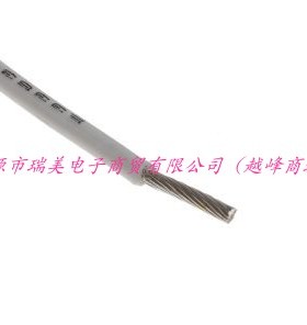 瑞美内部连线电线UL1213线型18AWG白色600V线单芯100M长813-3521