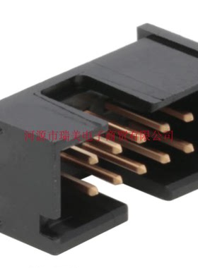TE泰科AMP-LATCH连接器2.54MM节距2排10路直PCB针座103309-1