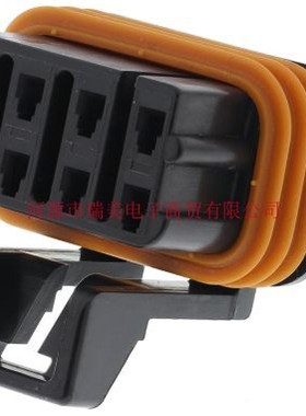 Delphi汽车连接器Metri-Pack 150电缆安装2行8路黑色母12047937