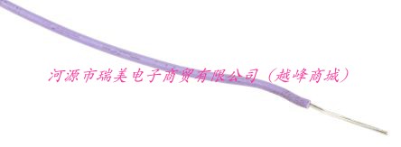 瑞美电线0.13mm²截面600V线规26AWG紫UL11028线型100m长872-4486