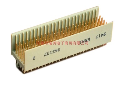 ERNI恩尼ERmet背板连接器7排95路2MM节距公插103670