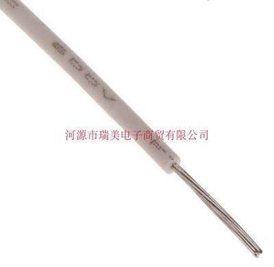 瑞美电子0.08mm²截面600V线规28AWG白UL11028线型100m长872-4436