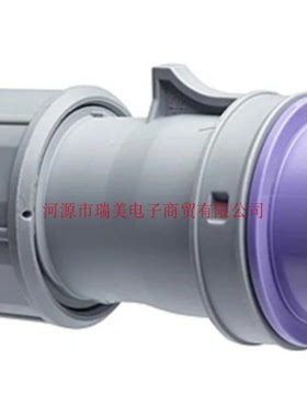 ABB连接器2P工业电源电缆安装16A插头灰色2CMA100880R1000-PLV316