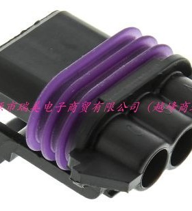 Delphi德尔福Metri-Pack 150汽车连接器3路黑色母座12110293