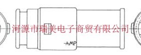 TE泰科4路电缆安装天然色公Econoseal III汽车连接器172205-1